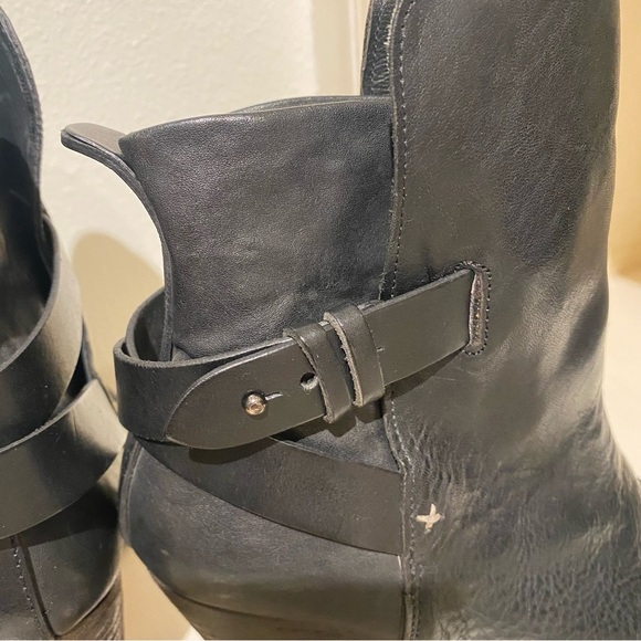 Rag & Bone Women’s Leather Kinsey Black Ankle Boot size 9 gently used 4” heel - Picture 14 of 16